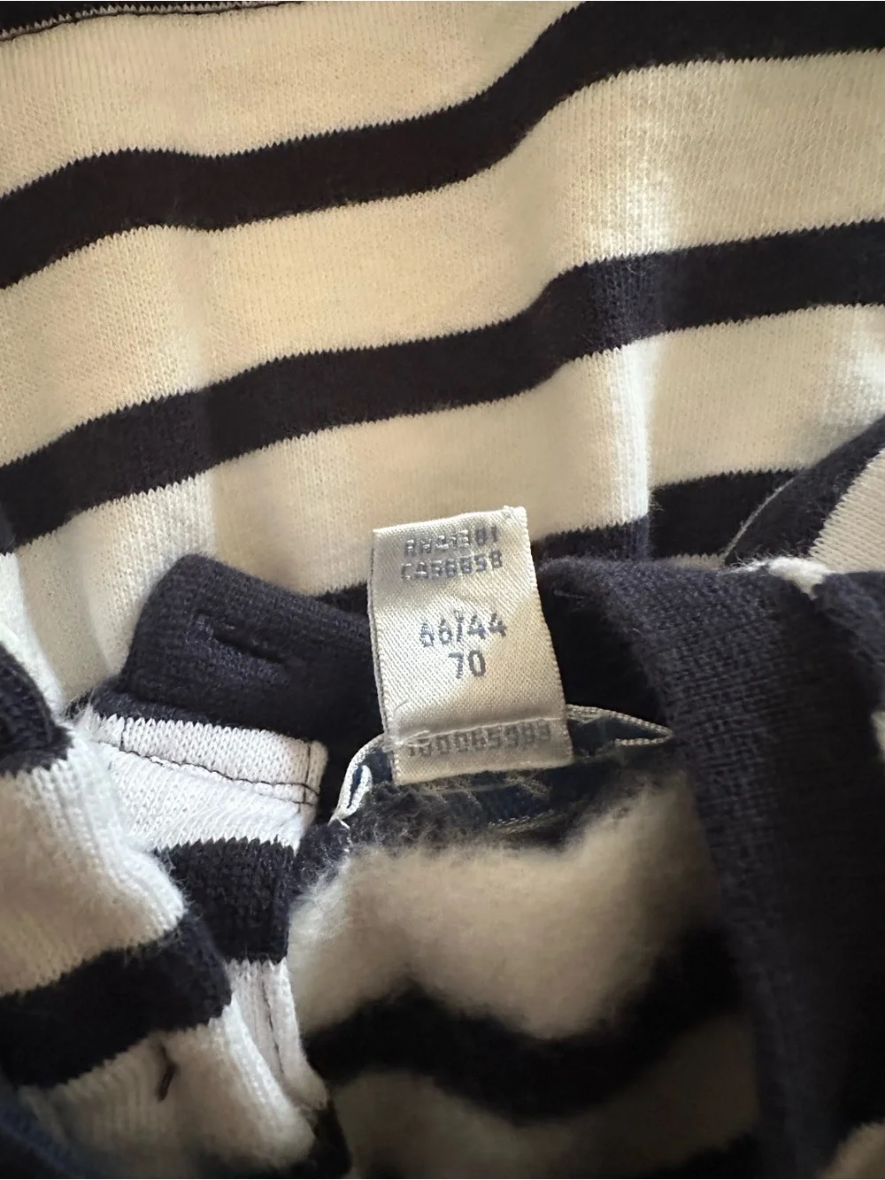 Baby Ralph Lauren, Polo Bear Fleece Dress - Navy & White Stripes, 6 Months
